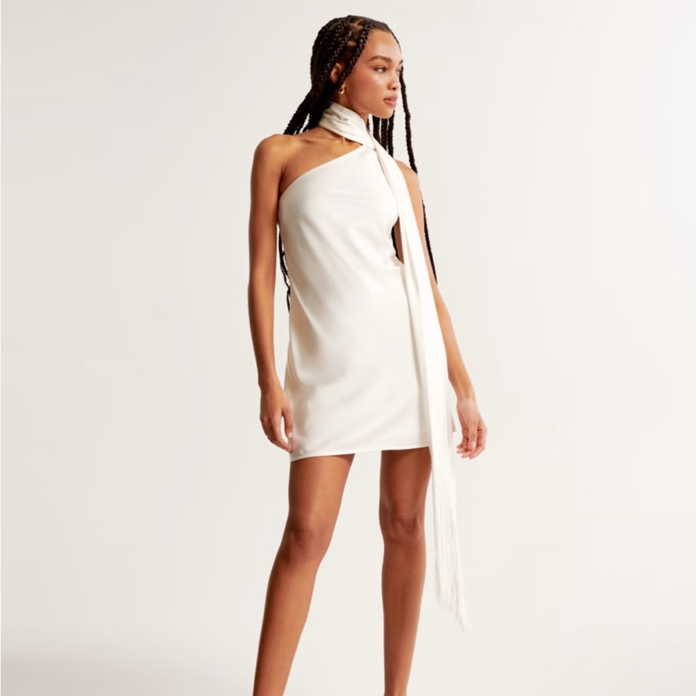 Abercrombie and Fitch- 
Scarf Slip Mini Dress